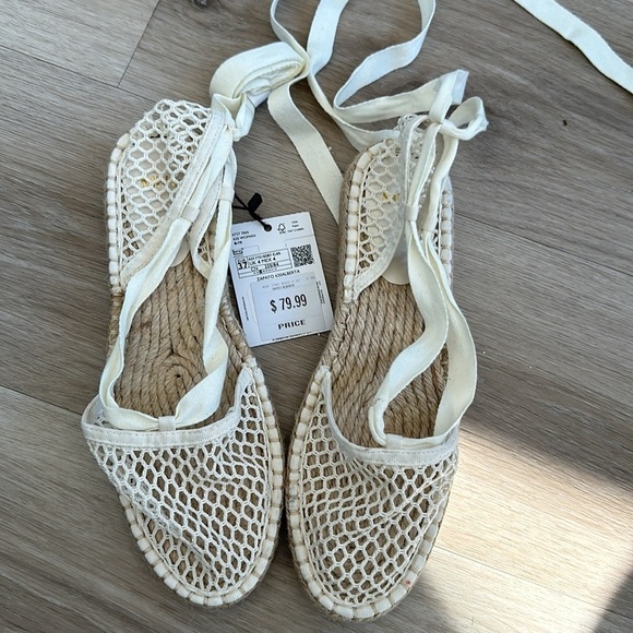 MANGO Espadrille Flats NWT. - Picture 5 of 9